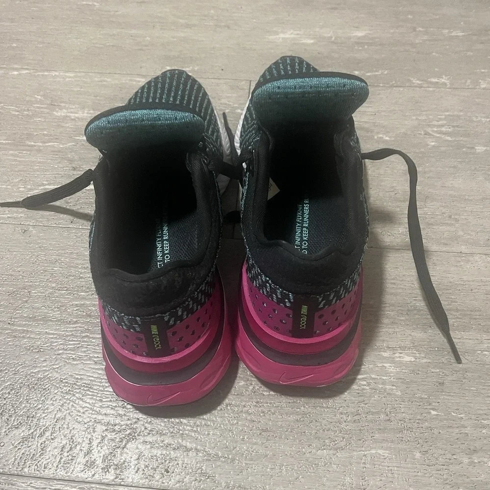 Nike Womens React Infinity Run Flyknit 3 DD3024 003 Black Running Shoes 7